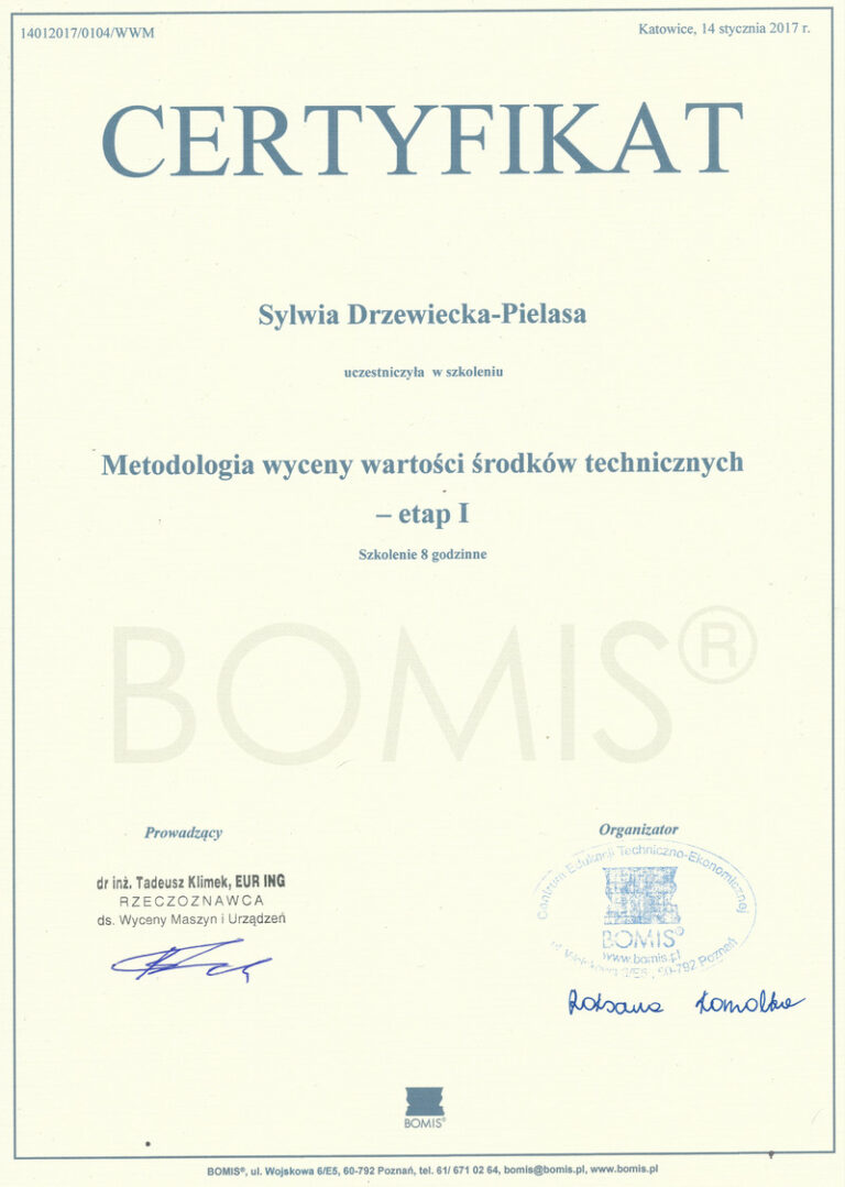 2017-01-14_Certyfikat_Bomis_-_Metodologia_wyceny_wartości_środków_technicznych_-_etap_I